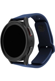 FIXED Silicone Sporty Strap Set silikonovch emnk s Quick Release 22mm pro smartwatch modr