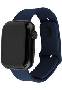 FIXED Silicone Sporty Strap Set silikonov�ch �em�nk� pro Apple Watch 38 / 40 / 41mm modr�