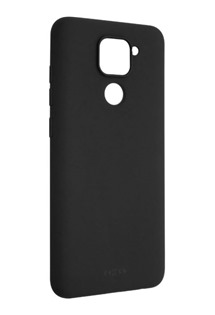 FIXED Story silikonový zadní kryt pro Xiaomi Redmi Note 9 černý