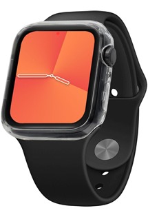 FIXED TPU gelové pouzdro pro Apple Watch Series 7 45mm čiré