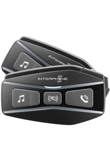 CellularLine Interphone U-COM16 Bluetooth headset pro uzaven a oteven pilby Twin Pack