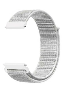 RhinoTech Nylon Strap univerzální nylonový řemínek 20mm Quick Release pro smartwatch bílý