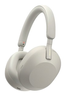 SONY WH-1000XM5 bezdrátová sluchátka s potlačením hluku stříbrná