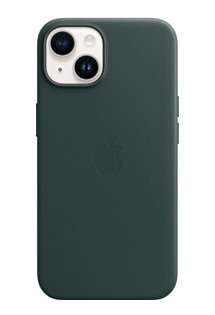 Apple kožený kryt s MagSafe pro Apple iPhone 14 Plus piniově zelený