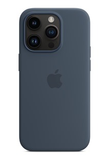 Apple silikonový kryt s MagSafe pro Apple iPhone 14 Pro bouřkově modrý