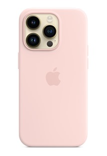 Apple silikonový kryt s MagSafe pro Apple iPhone 14 Pro křídově růžový