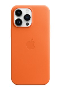 Apple kožený kryt s MagSafe pro Apple iPhone 14 Pro Max oranžový