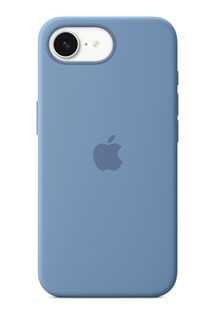 Apple silikonov zadn kryt pro Apple iPhone 16e ledov modr