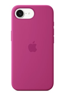 Apple silikonov zadn kryt pro Apple iPhone 16e fuchsiov