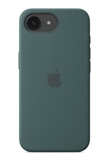 Apple silikonov zadn kryt pro Apple iPhone 16e jezern zelen