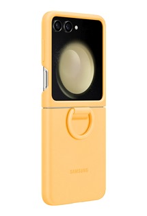 Samsung silikonový zadní kryt s kroužkem na prst pro Samsung Galaxy Z Flip5 oranžový (EF-PF731TOEGWW)