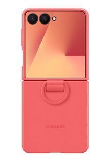 Samsung silikonov zadn kryt s kroukem na prst pro Samsung Galaxy Z Flip7 erven (EF-PF766TREGWW)