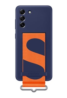Samsung silikonový zadní kryt s poutkem pro Samsung Galaxy S21 FE 5G modrý (EF-GG990TN)