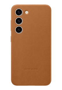 Samsung kožený zadní kryt pro Samsung Galaxy S23 hnědý (EF-VS911LAEGWW)