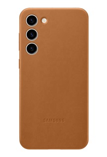 Samsung kožený zadní kryt pro Samsung Galaxy S23+ hnědý (EF-VS916LAEGWW)