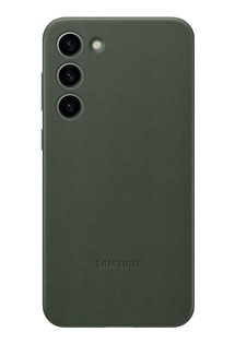 Samsung kožený zadní kryt pro Samsung Galaxy S23+ zelený (EF-VS916LGEGWW)