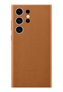 Samsung kožený zadní kryt pro Samsung Galaxy S23 Ultra hnědý (EF-VS918LAEGWW)