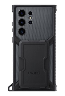 Samsung odolný zadní kryt s odnímatelným úchytem na příslušenství pro Samsung Galaxy S23 Ultra černý (EF-RS918CBEGWW)
