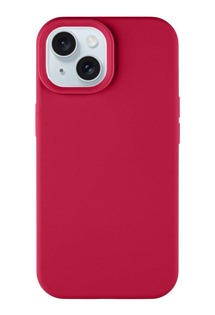 Tactical Velvet Smoothie silikonový zadní kryt pro Apple iPhone 15 červený
