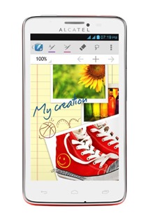 ALCATEL ONETOUCH 8000D SCRIBE EASY Flash Red