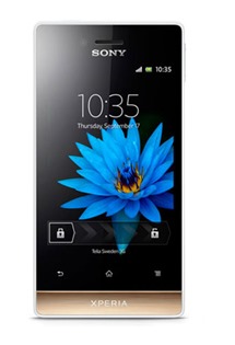 Sony ST23i Xperia Miro White / Gold