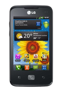 LG E510 Optimus HUB Black