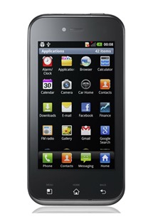LG E730 Optimus Sol Black Titan Silver