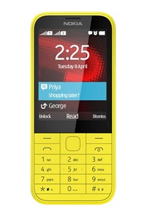 Nokia 225 Dual-SIM Yellow
