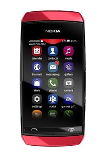 Nokia Asha 305 Red Dual-SIM