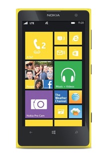 Nokia Lumia 1020 Yellow