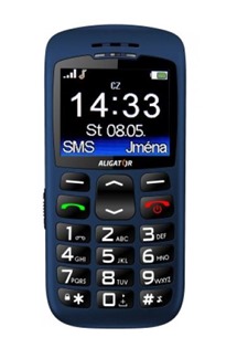 Aligator A670 Senior Blue + nab�jec� stoj�nek