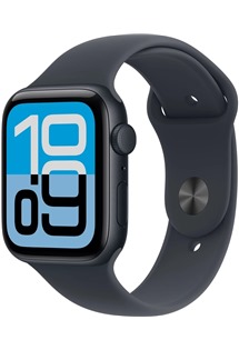 Apple Watch SE 3 44mm Cellular Midnight + Midnight Sport Band S/M