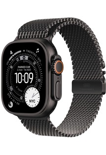 Apple Watch Ultra 3 Black + Black Titanium Milanese Loop S
