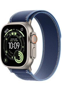 Apple Watch Ultra 3 Natural + Blue/Bright Blue Trail Loop S/M