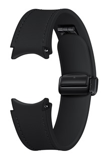 Samsung D-Buckle Hybrid Eco-Leather Band Normal hybridní kožený řemínek 20mm Quick Release M / L černý (ET-SHR94LBEGEU)