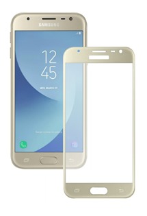 Vmax tvrzen sklo pro Samsung Galaxy J3 2017 Full-Frame zlat