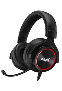 Niceboy ORYX X500 Shadow herní drátová sluchátka přes hlavu černá