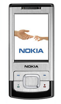 Nokia 6500 slide Silver Black