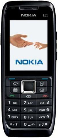 Nokia E51 Black Steel