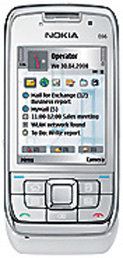 Nokia E66 Steel White
