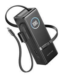 EcoFlow RAPID Power Banka (25000mAh,170W) 2x100W vestavěný USB-C kabel - černá