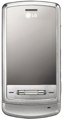 LG KE970 Shine Silver - foto 2Mpix, BT, MP3, MicroSD, tělo z nerez oceli