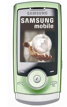 Samsung U600 Blue Green