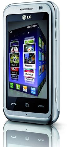 LG KM900 Arena T-Mobile - Foto 5Mpix, 8GB interní paměť, Wi-Fi, GPS, Dotykový displej , Bluetooth, MP3, microSDHC