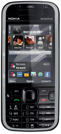 Nokia 5730 Xpressmusic Black Monocr