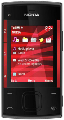 Nokia X3 Black Red