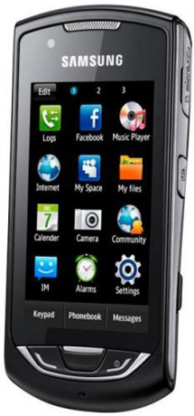 Samsung S5620 Monte Dark Gray