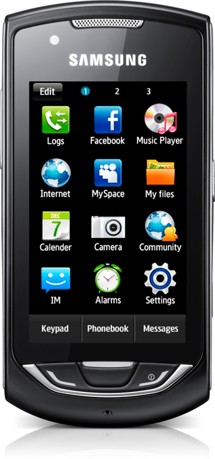 Samsung S5620 Monte Dark Grey