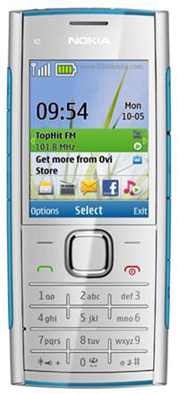Nokia X2 Silver / Blue