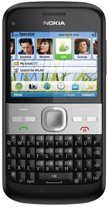 Nokia E5 QWERTZ Carbon Black
